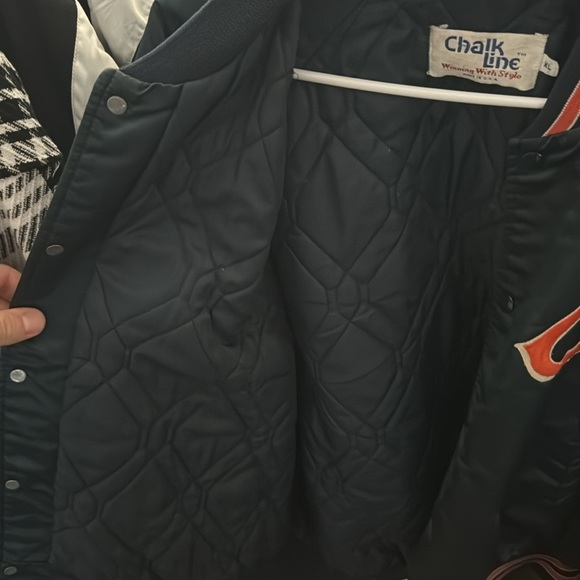 Vintage Chicago Bears satin bomber size XL - Picture 5 of 6